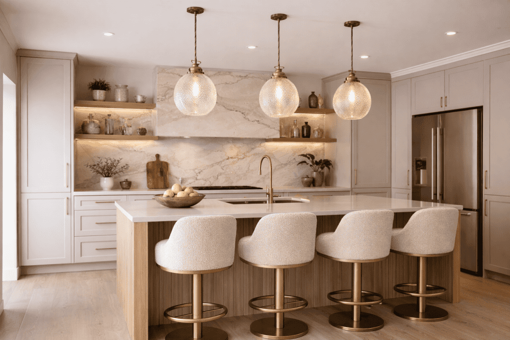 Kitchen Renovation brown/white design