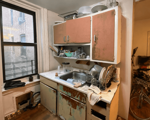 Kitchen Damage from water